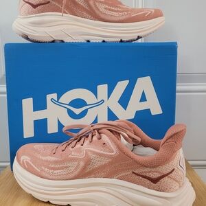 Women's HOKA Clifton 10 Orange Running Shoes